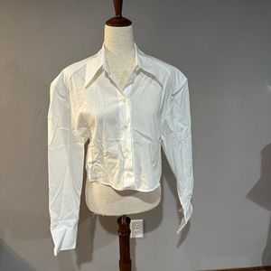 Zara White Blouse